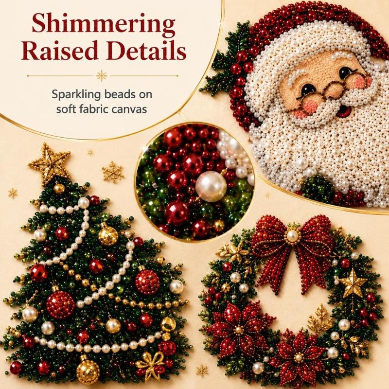 Embroidery Xmas Kits - Kit de broderie de perles 5D