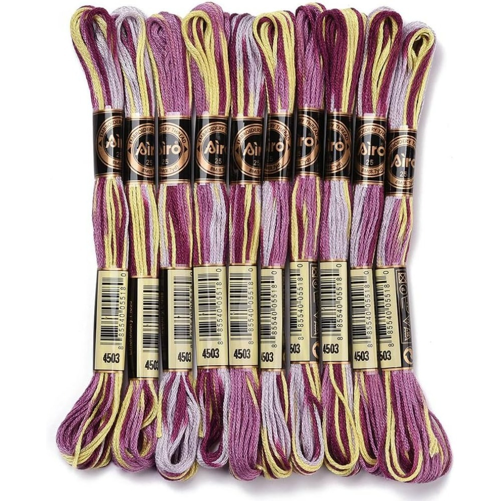 Embroidery Gradient - Fil à broder panaché violet, 6