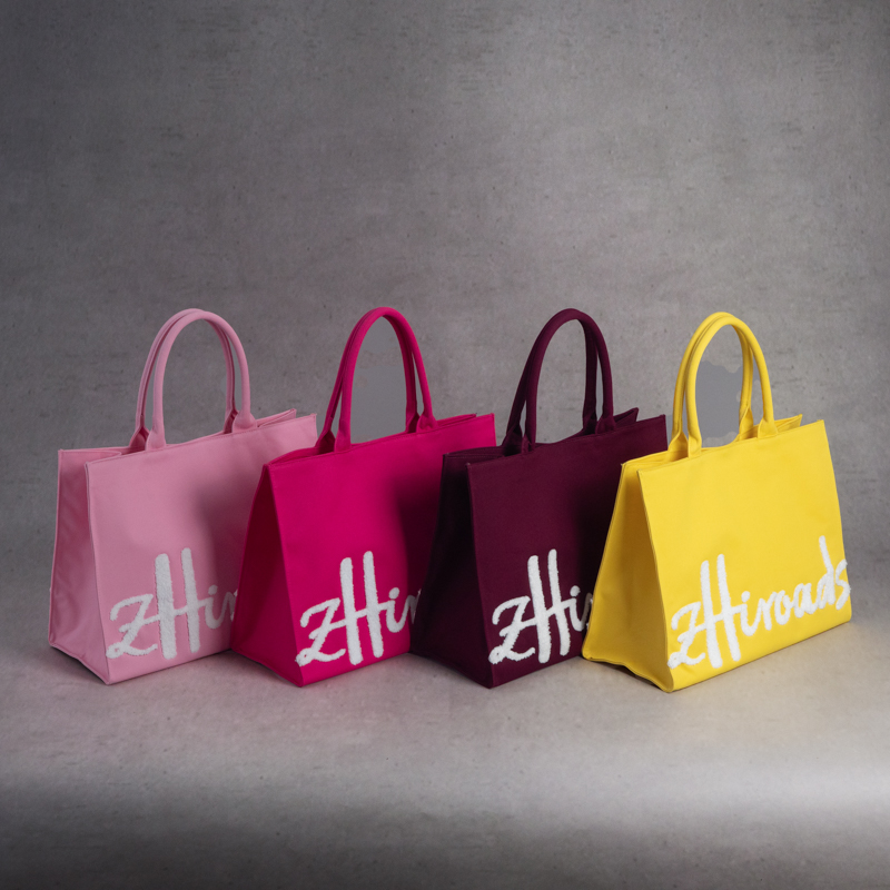 Embroidery Towel - Sac fourre-tout en coton recyclé de