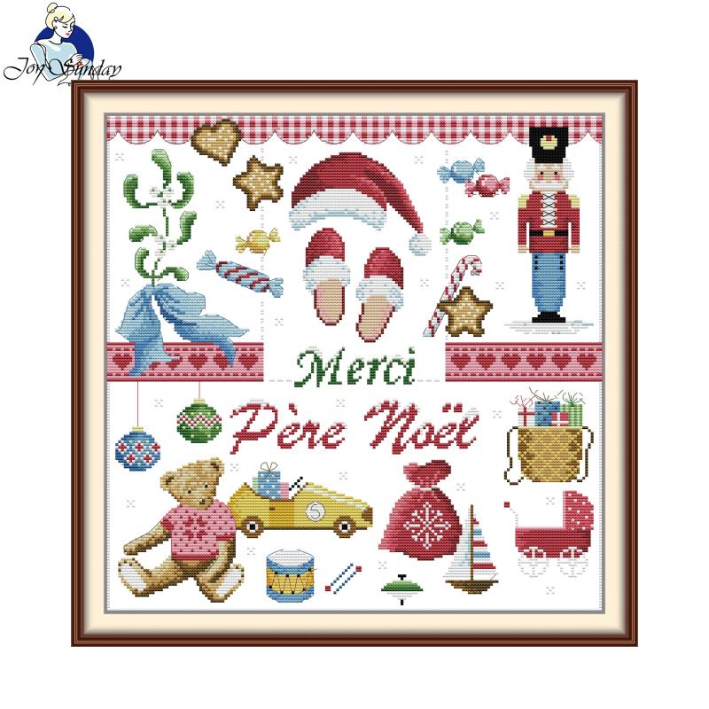 Embroidery Xmas Kits - Kit de point de croix «