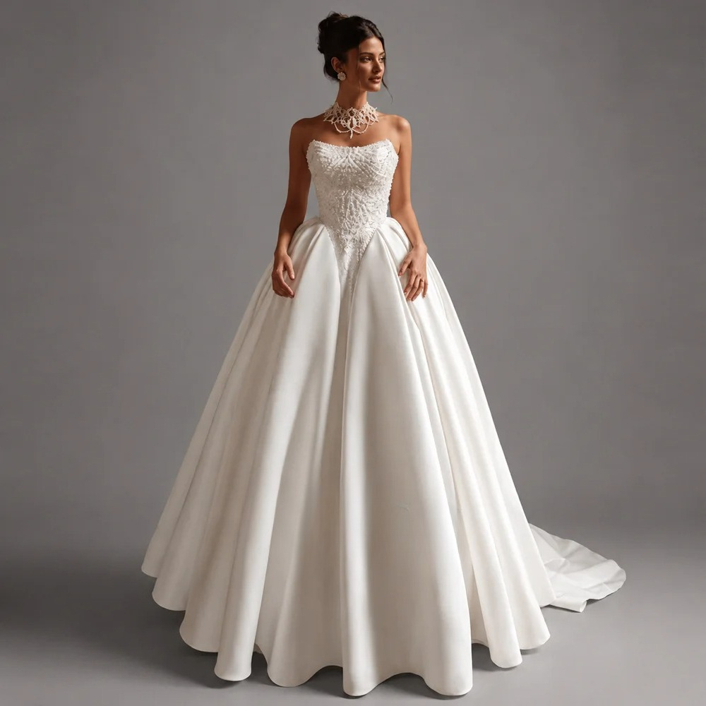 Robe de mariée élégante person - Embroidery Online Designs avis et prix