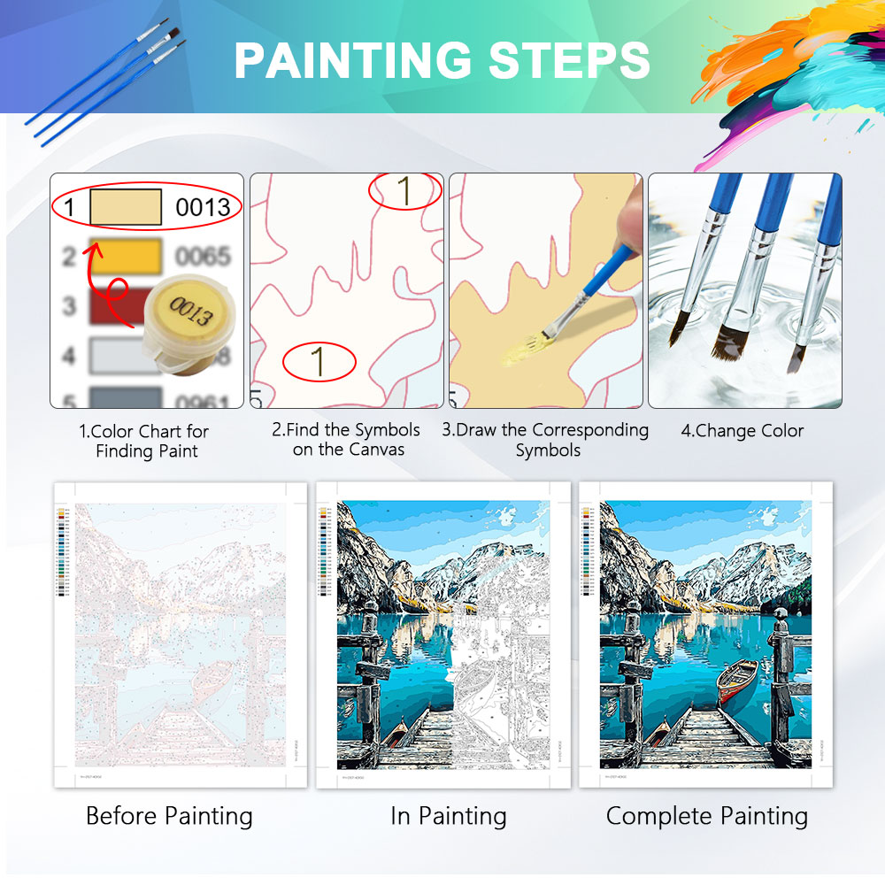 Kits de peinture par numéros H - Embroidery Translate avis et prix