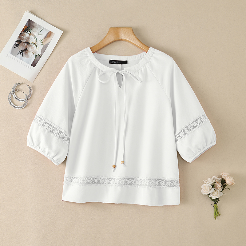 Chemisier brodé de fleurs ZANZ - Embroidery Jersey avis et prix