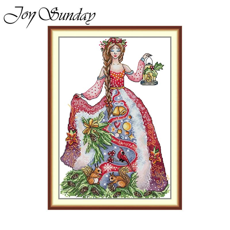Joy Sunday – Kit de point de c - Embroidery Xmas Kits avis et prix