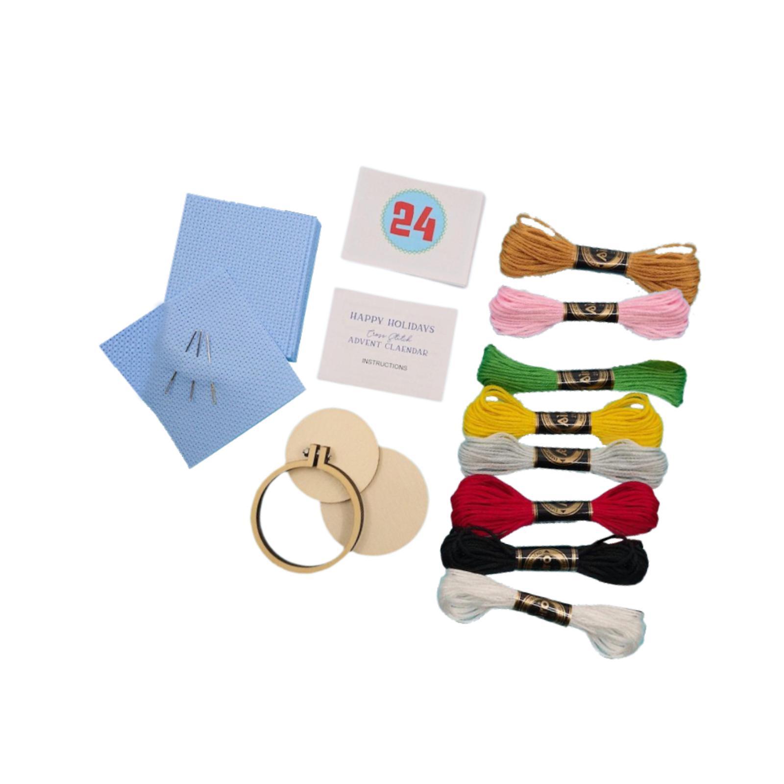 Calendrier de l'Avent de Noël, - Embroidery Xmas Kits avis et prix