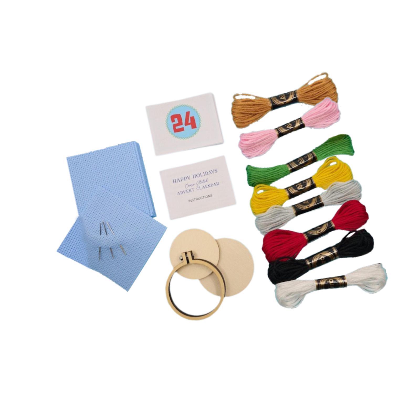 Calendrier de l'Avent de Noël, - Embroidery Xmas Kits avis et prix