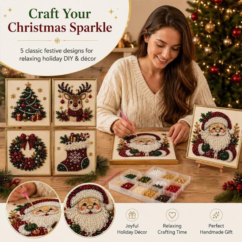 Nouveau kit de broderie de per - Embroidery Xmas Kits avis et prix