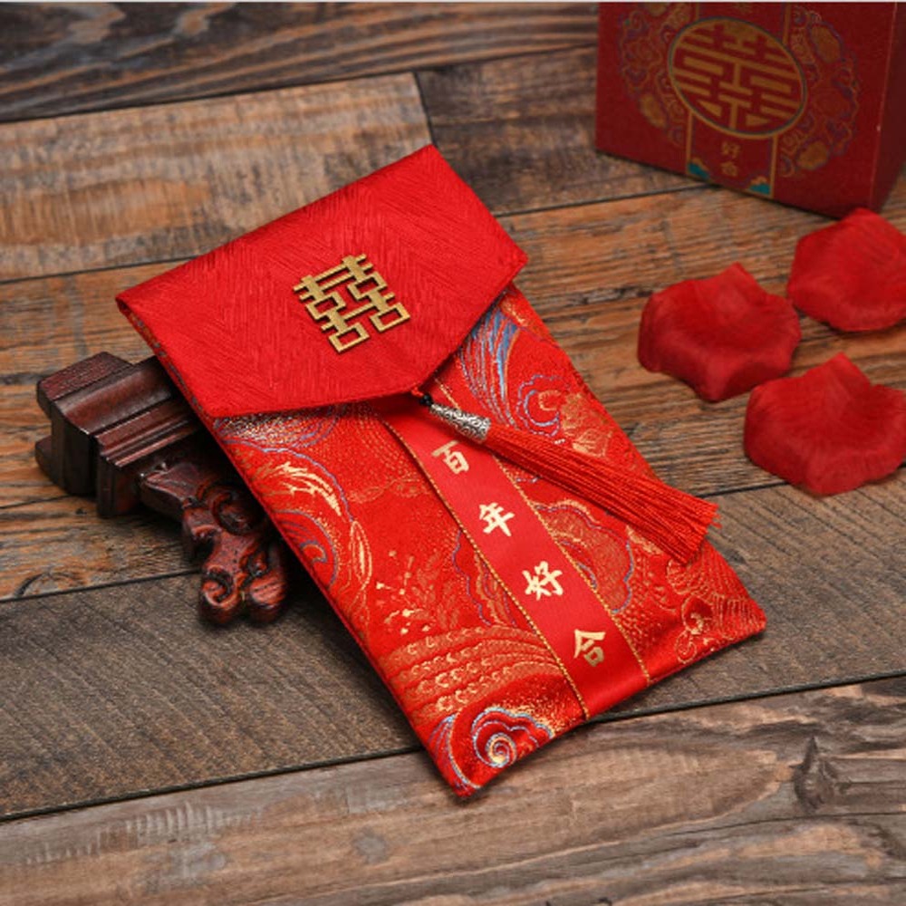 Nouvelle Enveloppe Rouge Broca - Embroidery Red avis et prix