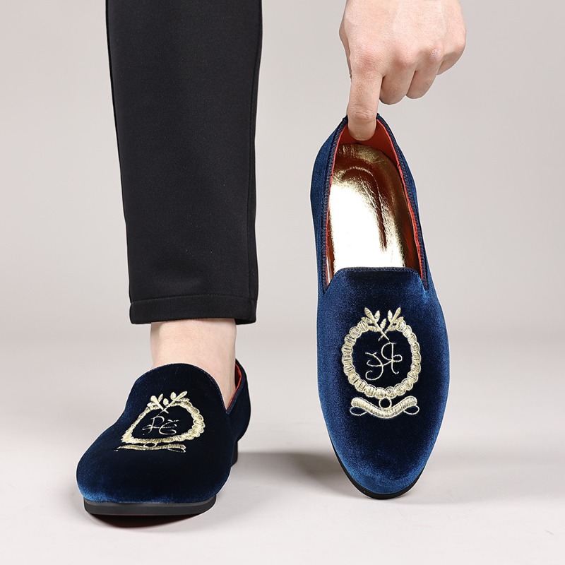 Mocassins de luxe en daim et c - Embroidery Wedding avis et prix