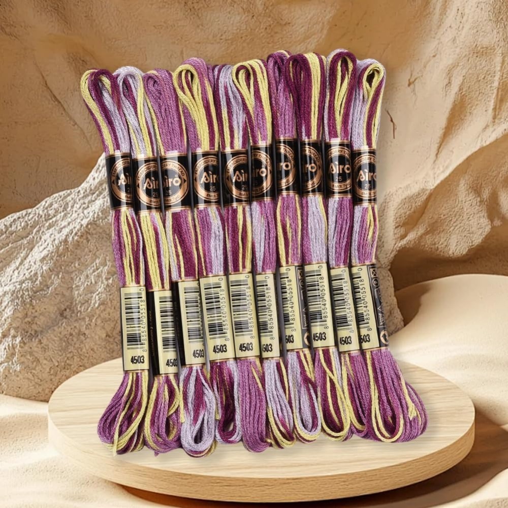 Fil à broder panaché violet, 6 - Embroidery Gradient avis et prix