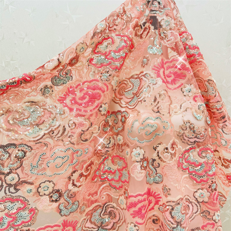 2 Yds/lot Tissu en dentelle br - Embroidery Wedding avis et prix