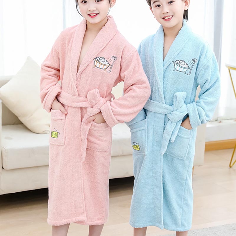 Peignoir pour enfants, tissu s - Embroidery Towel avis et prix