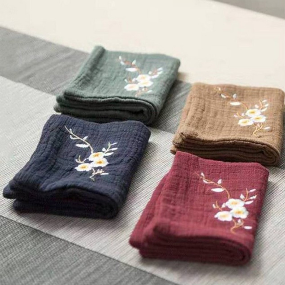 Chiffon à thé en coton pratiqu - Embroidery Towel avis et prix