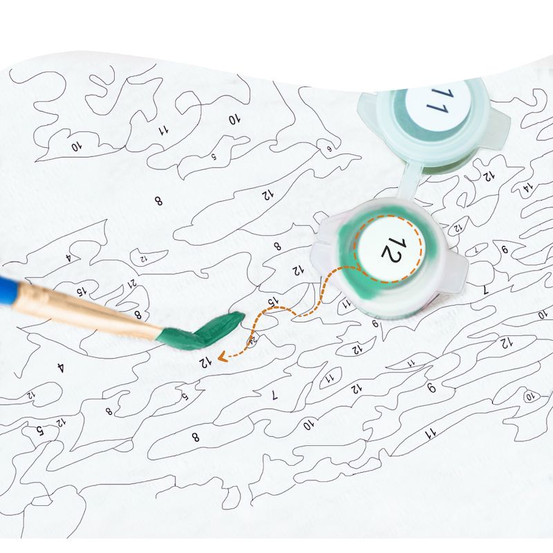 Peinture par numéros loup, ima - Embroidery Translate avis et prix