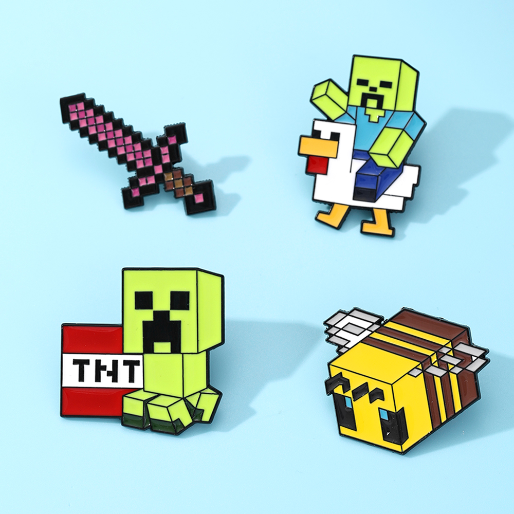 Lot de 4 épingles en émail mig - Embroidery Reddit avis et prix