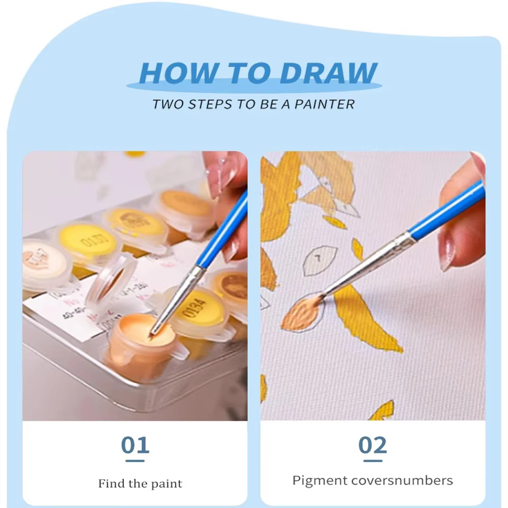 Peinture à l'huile géante de p - Embroidery Translate avis et prix