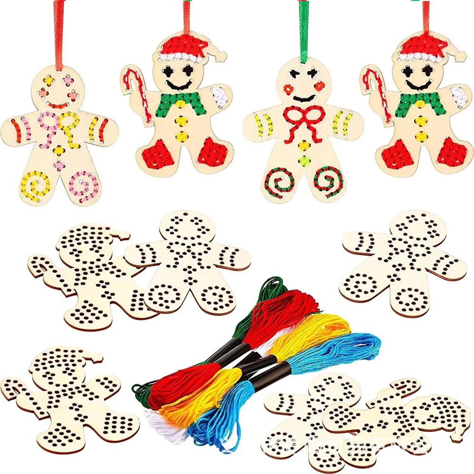 Pendentif brodé en point de cr - Embroidery Xmas Kits avis et prix