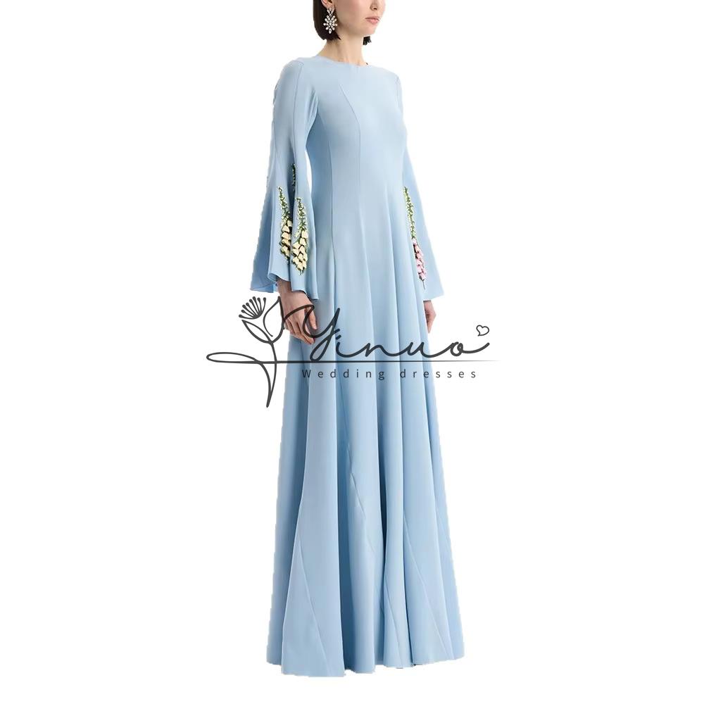 Robe de soirée longue maxi per - Embroidery Jersey avis et prix