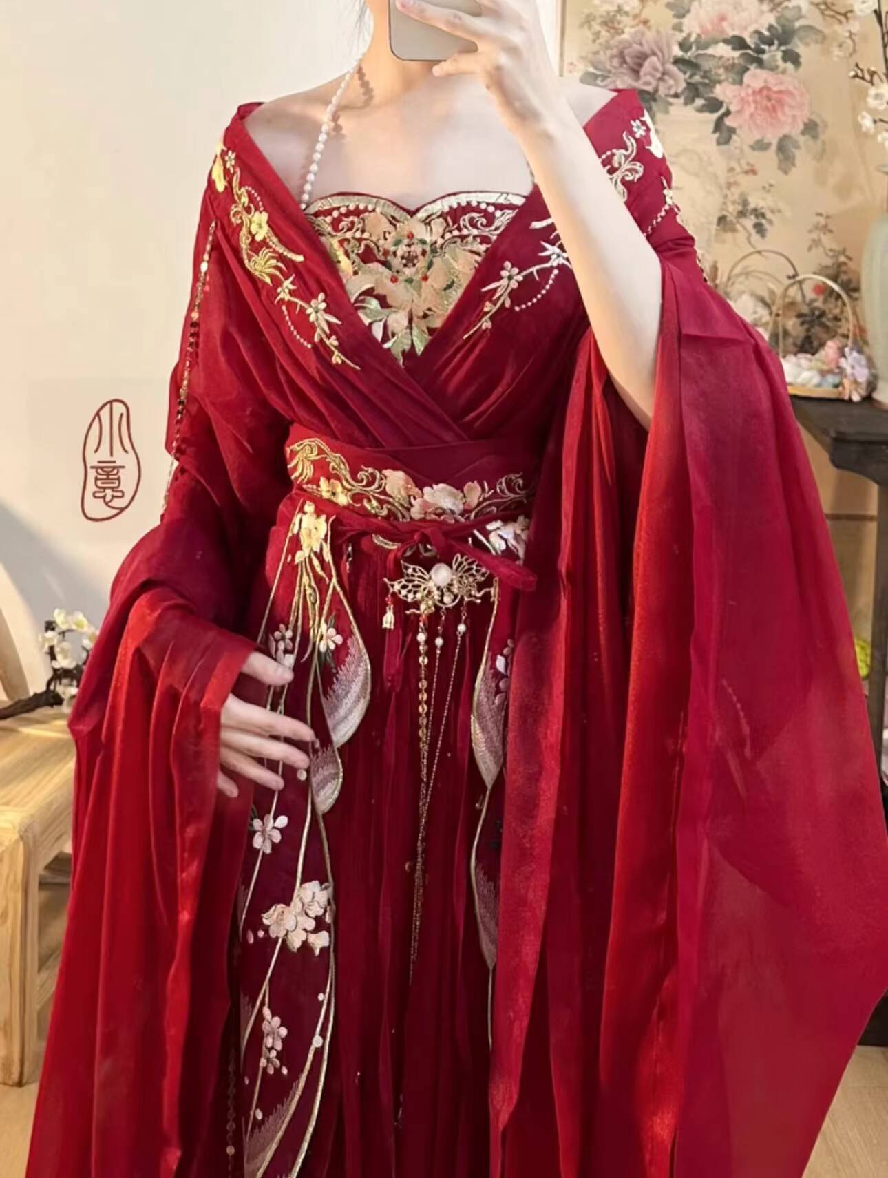 2025 chaud Guofeng déesse des  - Embroidery Red avis et prix
