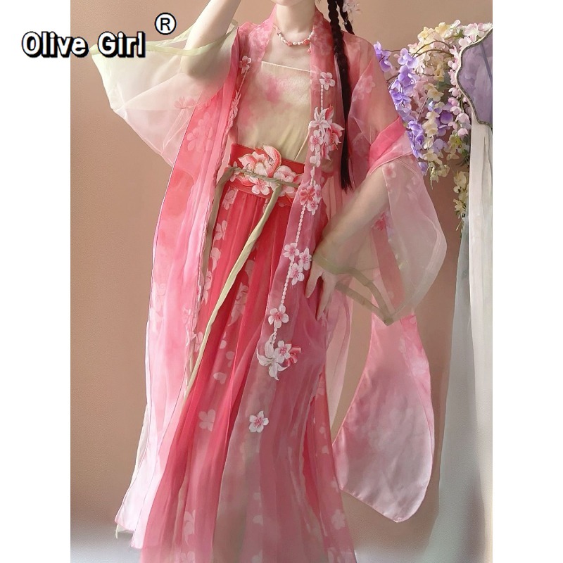 Robe Hanfu Olivegirl, vêtement - Embroidery Gradient avis et prix