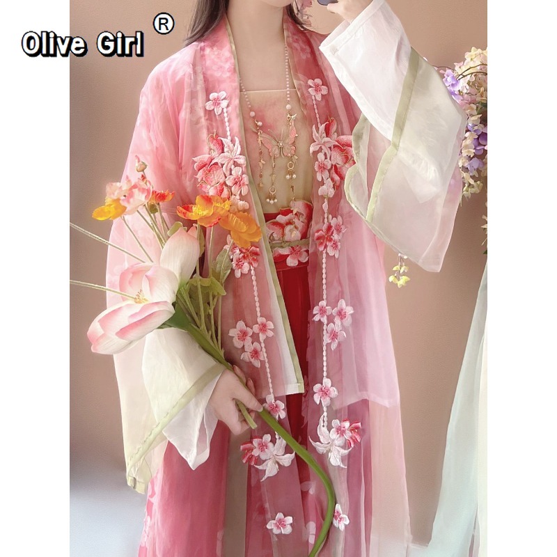 Robe Hanfu Olivegirl, vêtement - Embroidery Gradient avis et prix
