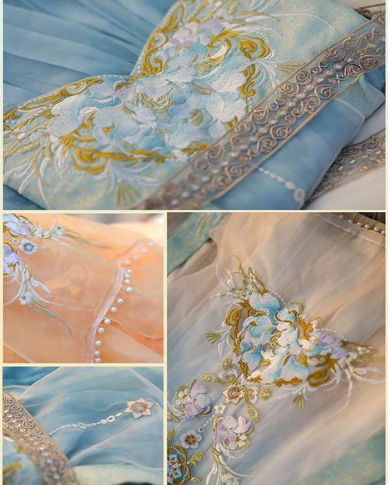 Robe Hanfu chinoise pour femme - Embroidery Gradient avis et prix