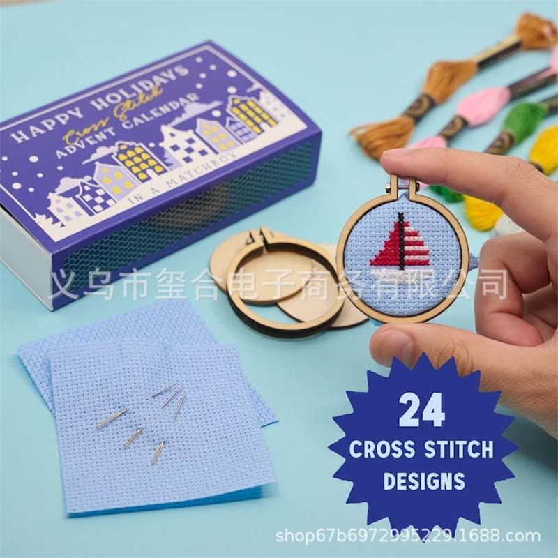 Kit de calendrier de l'avent e - Embroidery Xmas Kits avis et prix