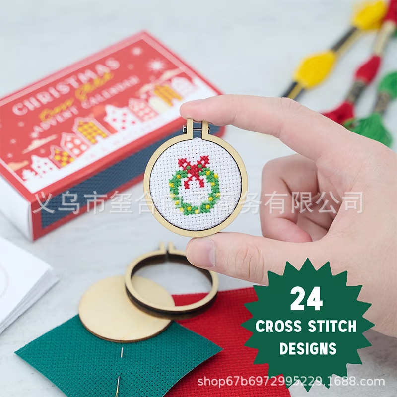 Kit de calendrier de l'avent e - Embroidery Xmas Kits avis et prix